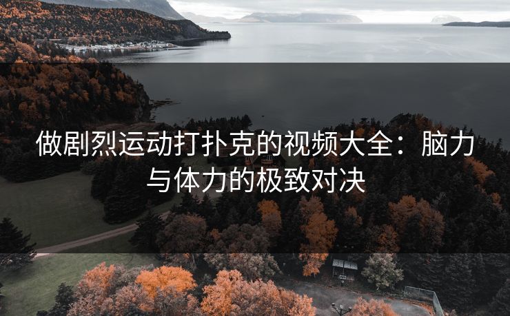 做剧烈运动打扑克的视频大全：脑力与体力的极致对决